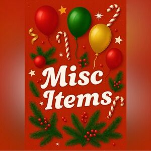 Holiday Balloon and Candy Cane Decoration Set